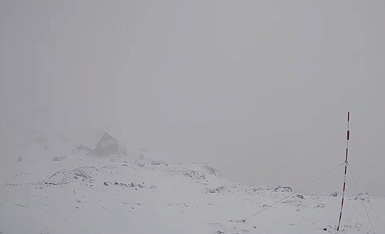 Intensas nevadas en el norte de León