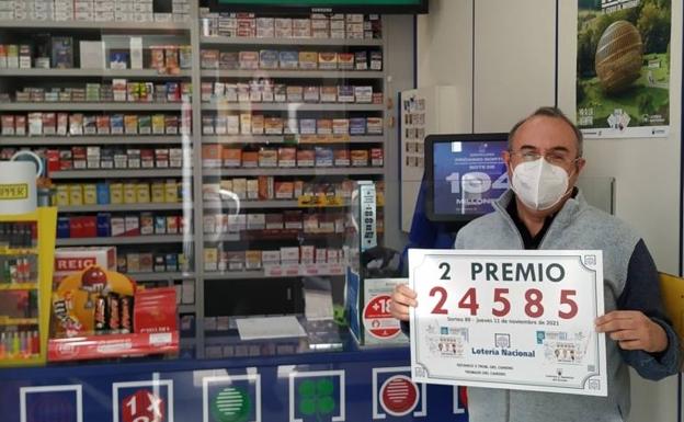 El segundo premio de la Lotería Nacional deja 24.000 euros en Trobajo del Camino