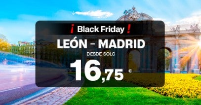 Renfe responde a las acusaciones del PP y muestra ofertas del Black Friday para el trayecto Madrid - León