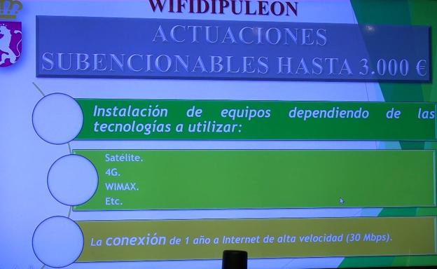 La Diputación compromete a 2024 que toda la geografía de la provincia tenga acceso a internet