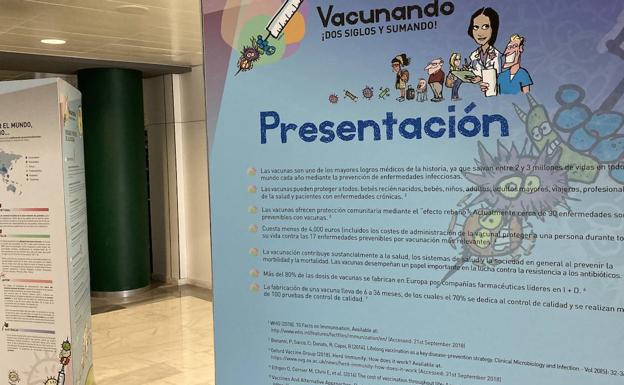 El CAULE acoge la exposición 'Vacunando ¡Dos siglos y sumando!'