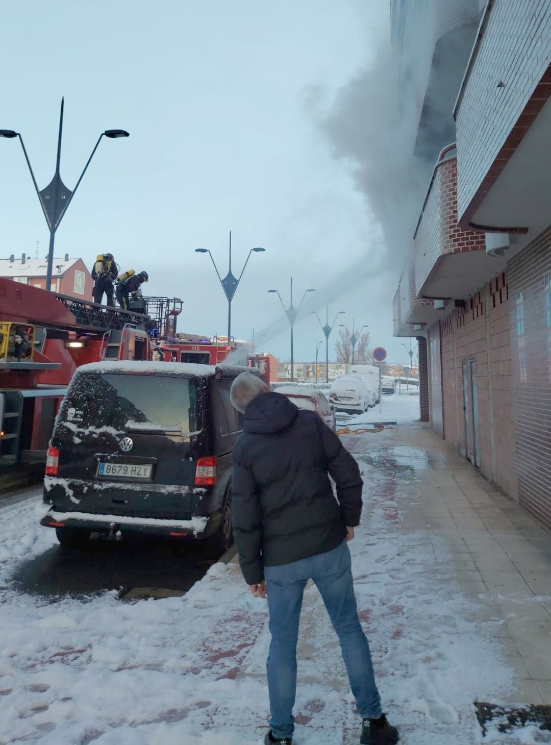 Incendio en una vivienda en San Andrés
