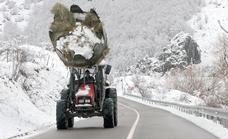 La cota de nieve vuelve a caer en León y San Glorio se mantiene con cadenas