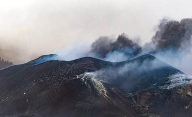 Se reactiva la colada sur del volcán de La Palma