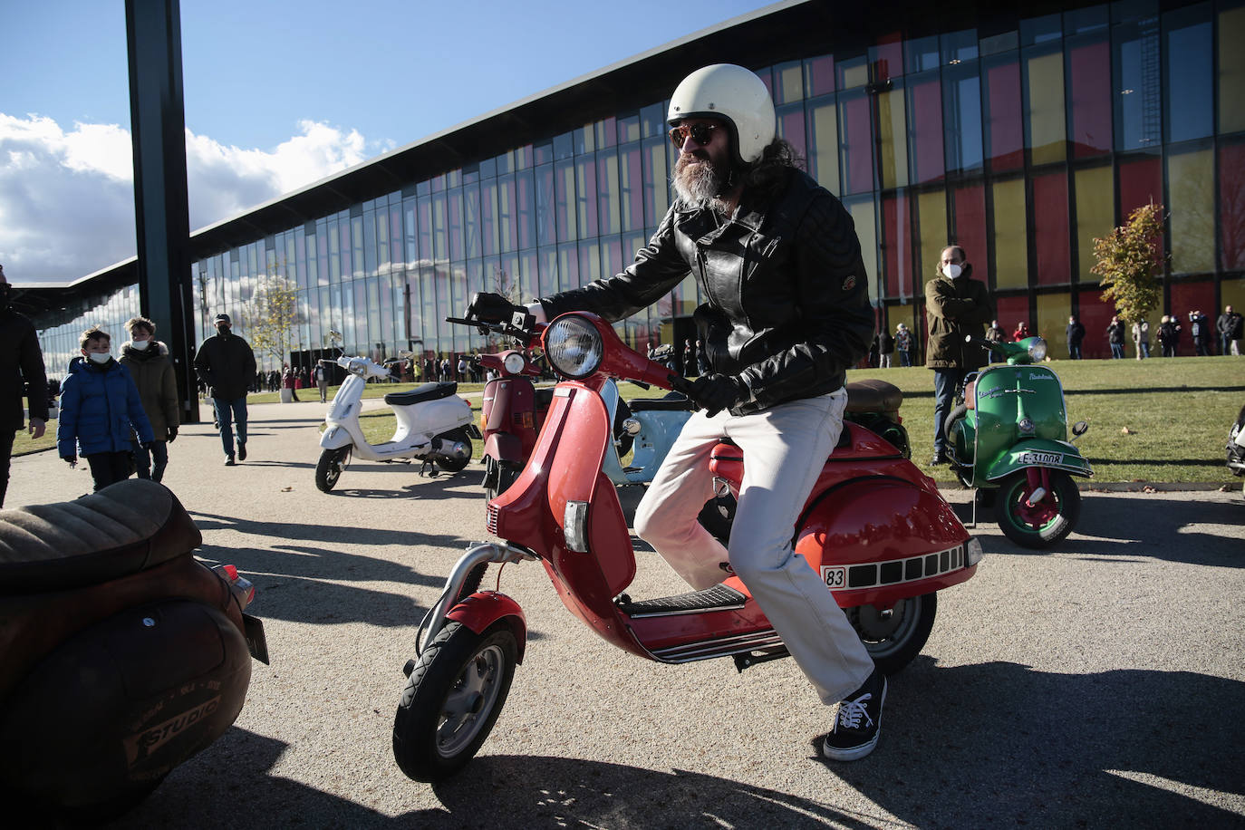 Scooter Run en el Purple Weekend