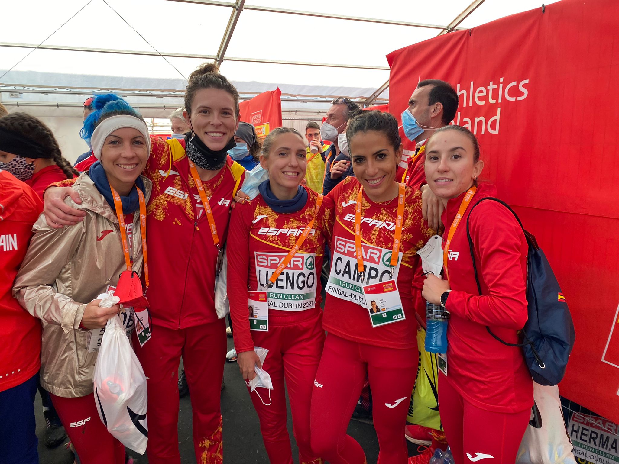 Celada, Blanca Fernández y Marta García, en Dublín