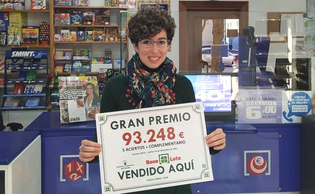 La BonoLoto deja un acertante de segunda categoría en León, que percibirá 93.248 euros