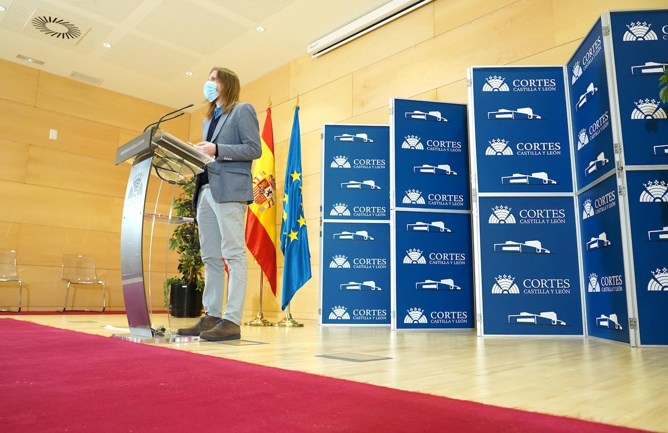 Pablo Fernández, en rueda de prensa