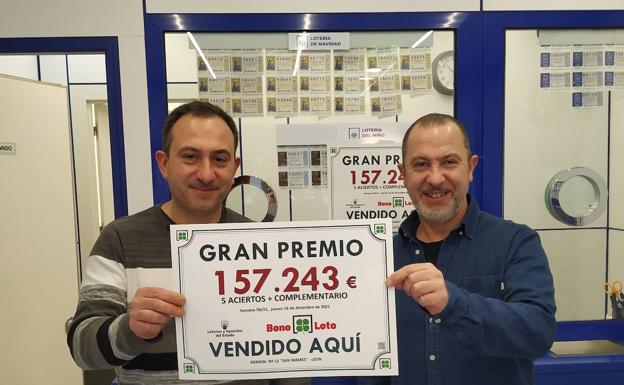 La BonoLoto deja un acertante de segunda categoría en León, que percibirá más de 150.000 euros