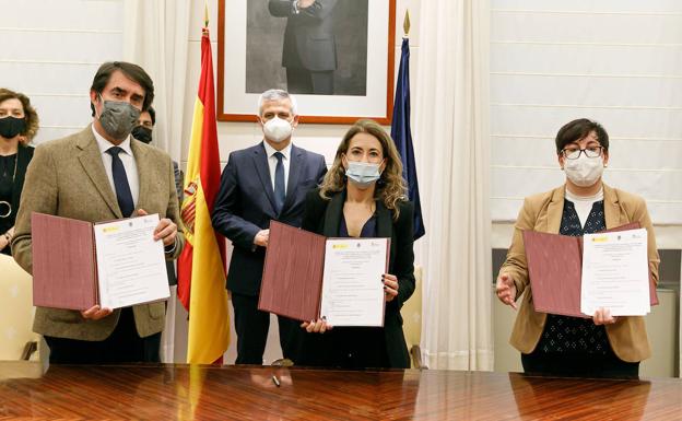 El Mitma firma acuerdos por 2,7 millones para promover 32 viviendas de alquiler en Castilla y León, cinco de ellas en San Andrés