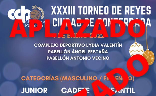 El CB Ciudad de Ponferrada aplaza su Torneo de Reyes por la pandemia