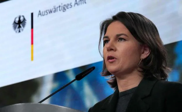 Annalena Baerbock, Chefin der deutschen Diplomatie und Vorsitzende der Grünen.