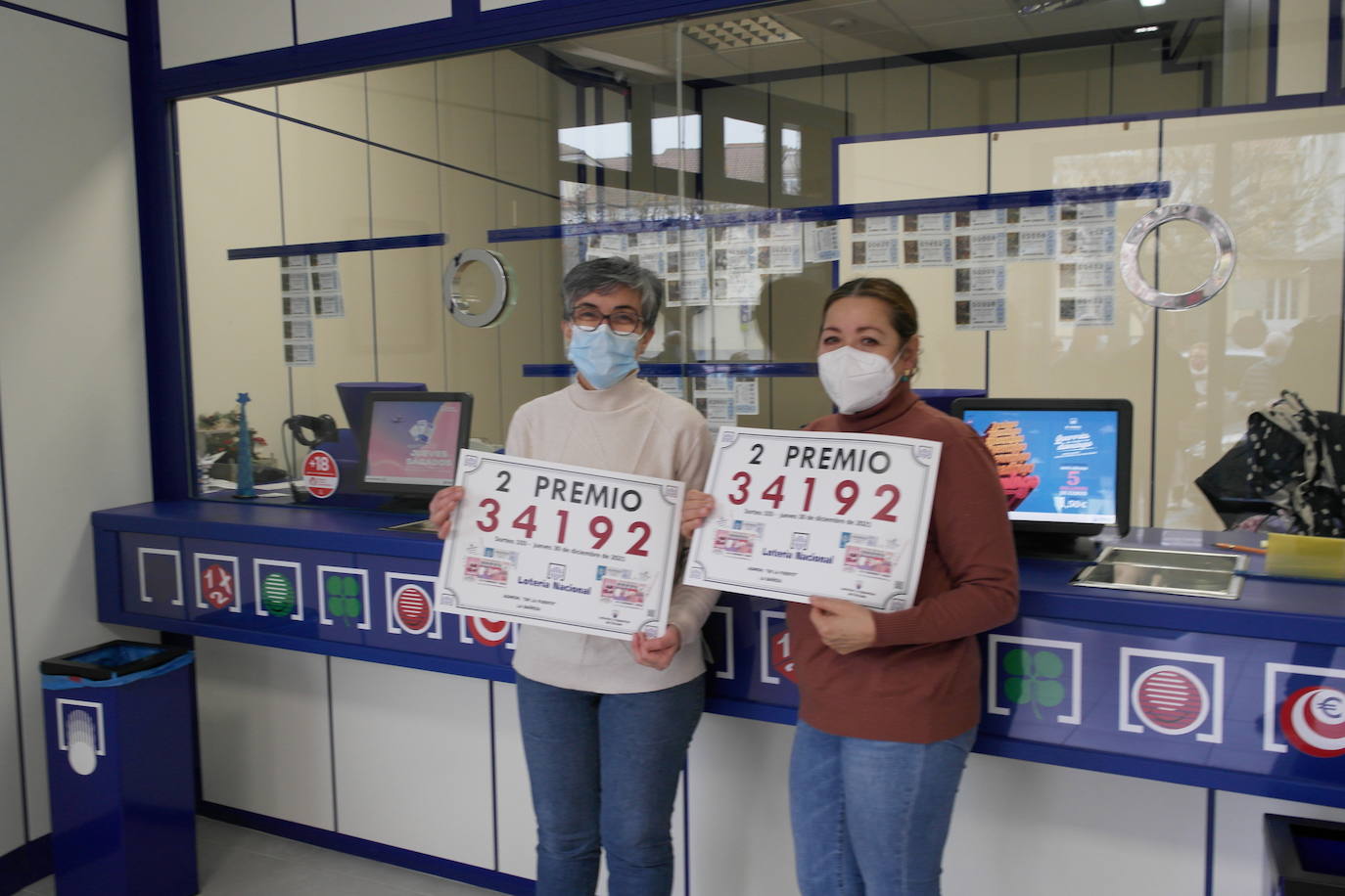 La Bañeza y Santa María del Páramo 'tocan' un segundo premio de 300.000 y 60.000 al número