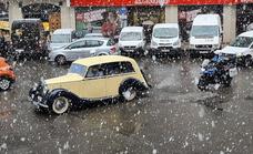 La nieve llega a León capital