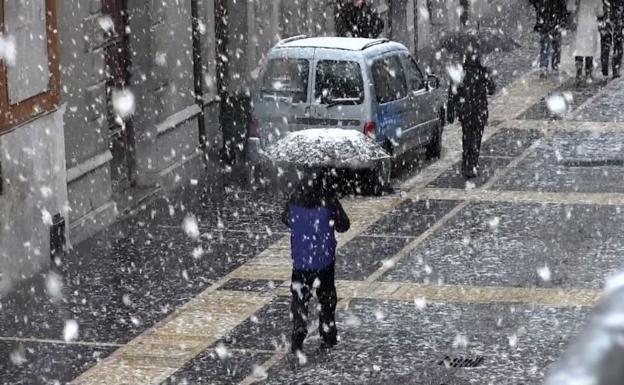 Aemet activa avisos por nieve en la Cordillera Cantábrica de León para la próxima madrugada