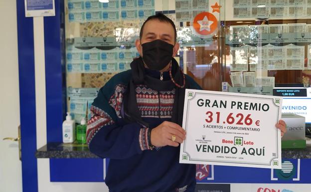 La Bonoloto deja en León parte de un segundo premio de 31.626,42 euros