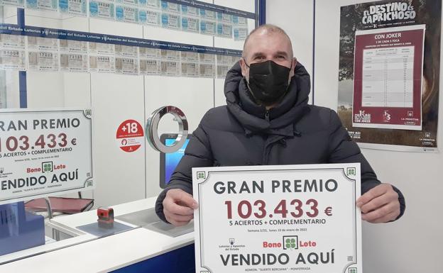 El sorteo de la BonoLoto deja en Ponferrada un premio de más de 103.000 euros