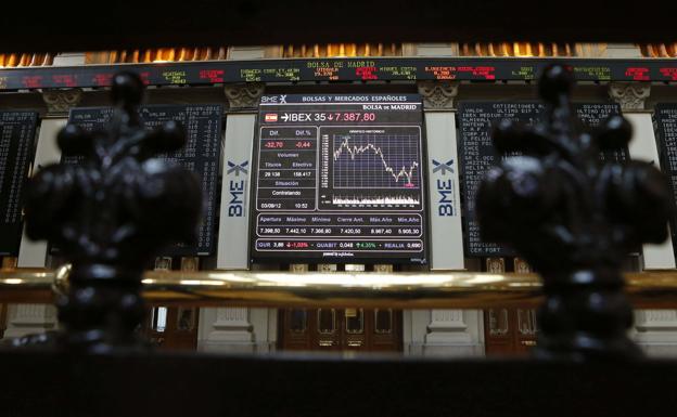 El Ibex roza los 8.800 puntos tras el IPC en EE UU