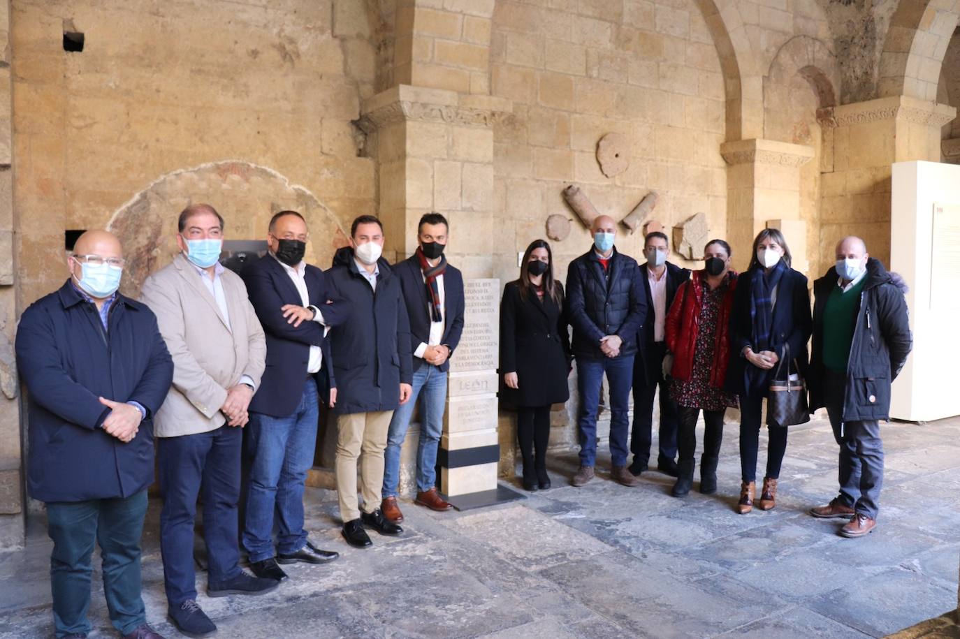 Cendón, Diez y Gómez visitan San Isidoro