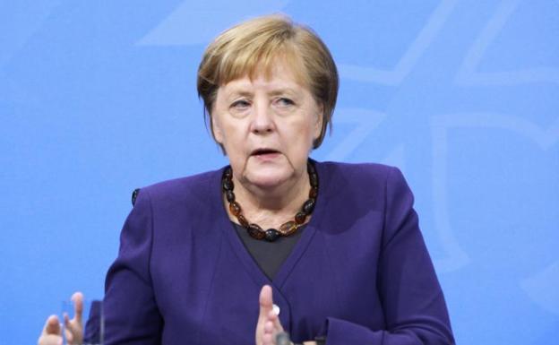 Die ehemalige deutsche Bundeskanzlerin Angela Merkel. 