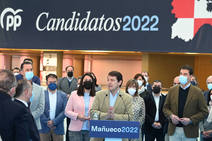 Alfonso Fernández Mañueco presenta a los candidatos del PP