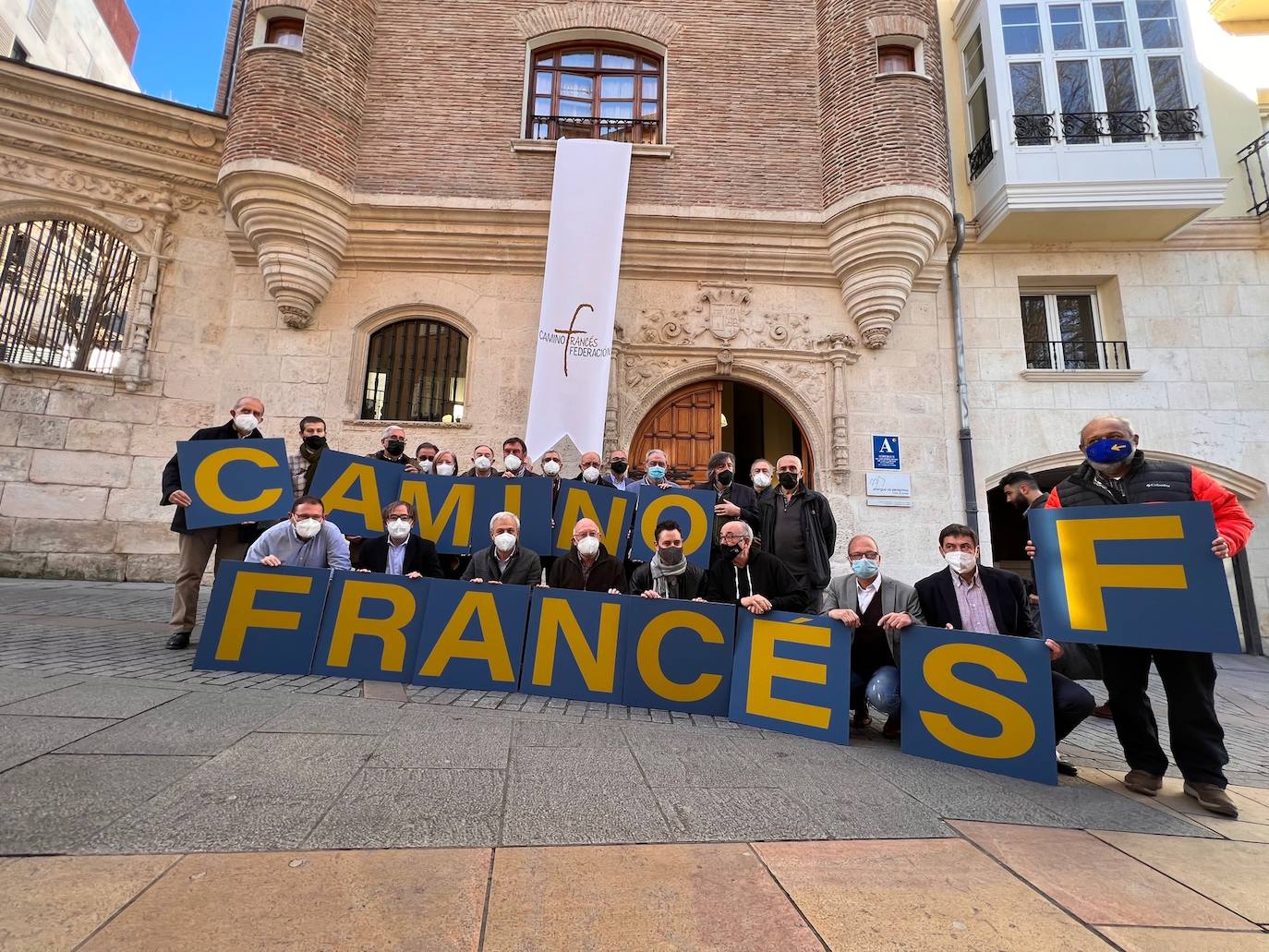 Las asociaciones del Camino Francés se unen en una Federación con presencia leonesa