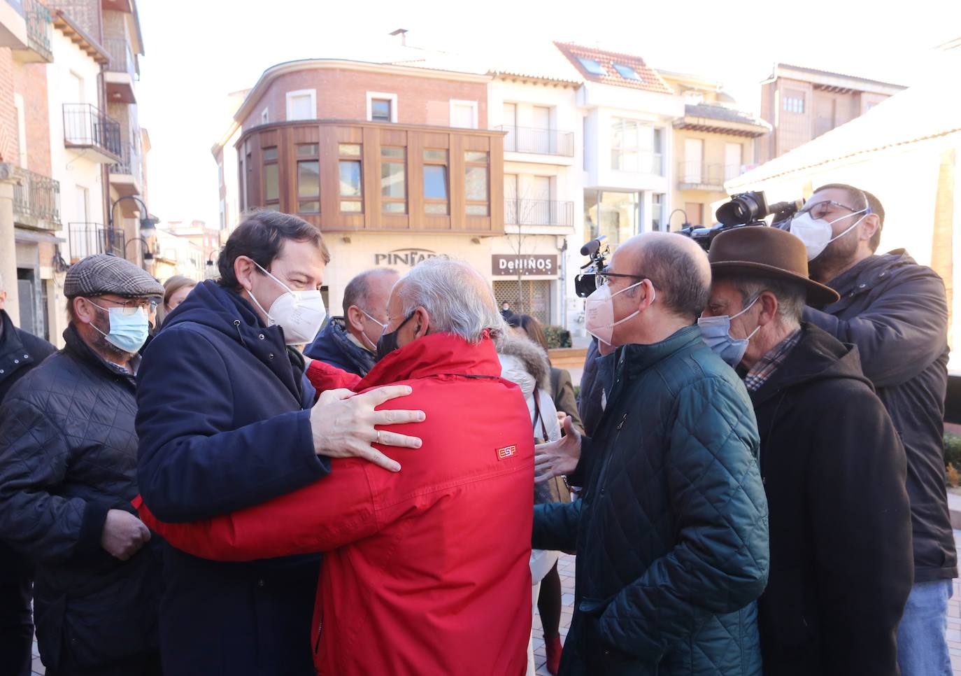 Mañueco y Blanco en Benavente