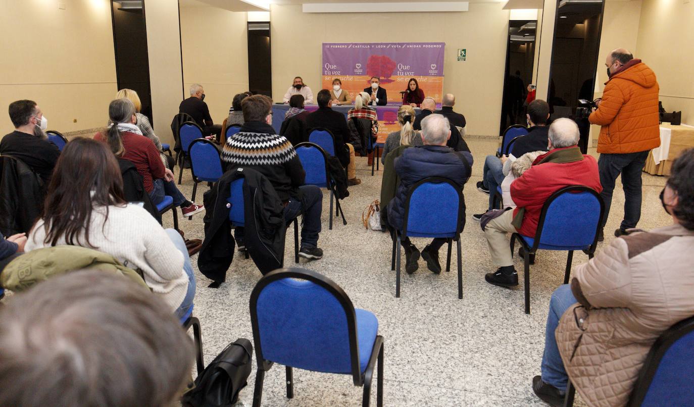 Enrique Santiago arropa la candidatura de Unidas Podemos