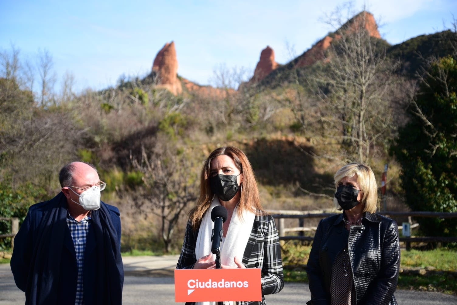 Ciudadanos, de campaña en Las Médulas