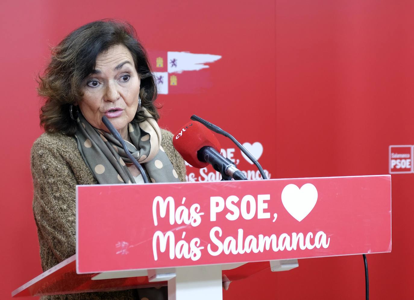 Carmen Calvo proclama un PSOE «feminista»