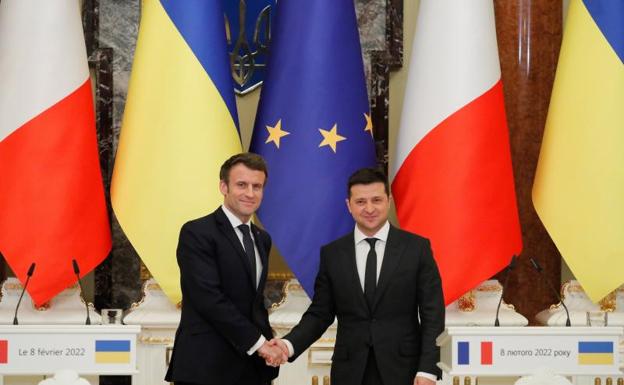 Macron ve posible que Putin y Zelenski lleguen a una «solución concreta»