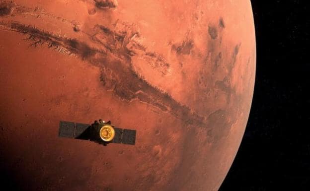 Un año de la sonda Hope en Marte