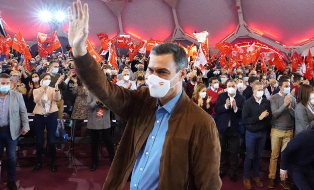 Pedro Sánchez da la enhorabuena a Mañueco por el resultado y felicita a Tudanca por la campaña: «sois la alternativa»