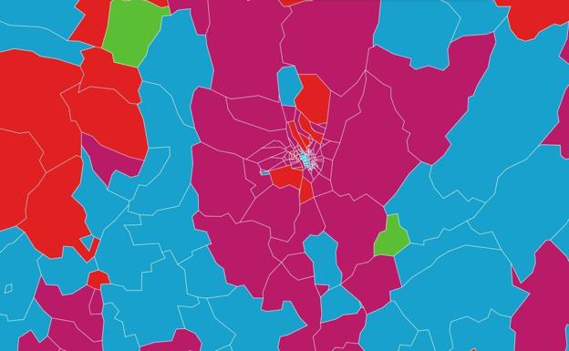 El voto, barrio a barrio