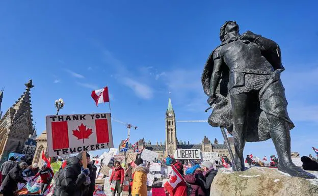 Canadá declara el estado de emergencia en respuesta a las protestas antivacunas