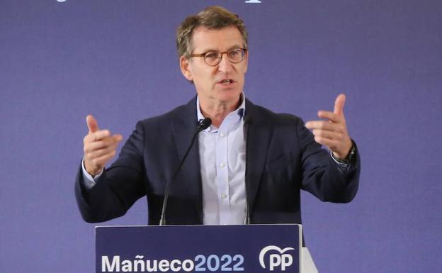 Feijóo insta al PSOE a decidir entre «bloquear» Castilla y León o facilitar la gobernabilidad de Mañueco