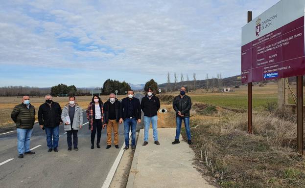 La Diputación mejora la carretera entre Palacio de Torío y Villaverde de Arriba por más de 583.000 euros