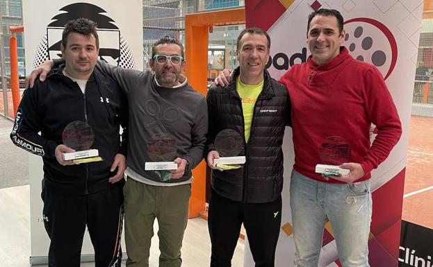 Tenis5Padel corona a los campeones leoneses del circuito de veteranos