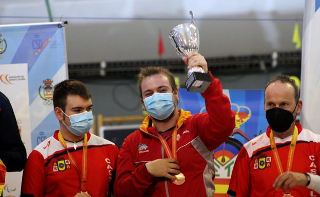 Los bercianos Héctor González y Alejandro González, bronce por equipos en el Campeonato de España de precisión