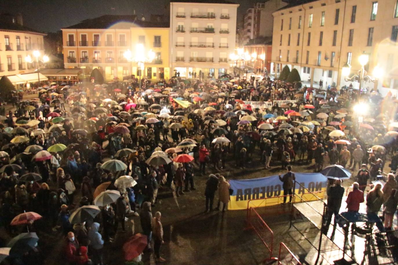 Concentración de Apoyo a Ucrania en Ponferrada