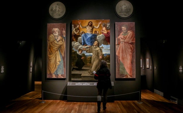 El Prado recrea la capilla pintada con frescos por Carracci