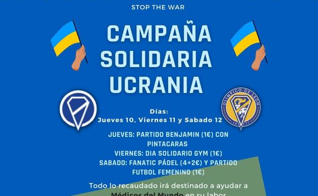 El Olímpico se vuelca con Ucrania