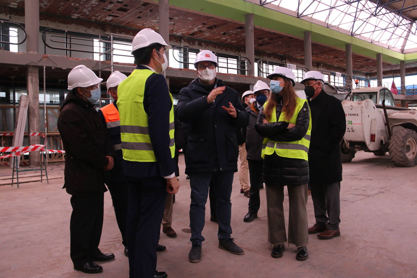 León avanza en la obra de su estación de autobuses