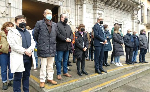 Ponferrada 'enmudece' durante cinco minutos en solidaridad con el pueblo ucraniano
