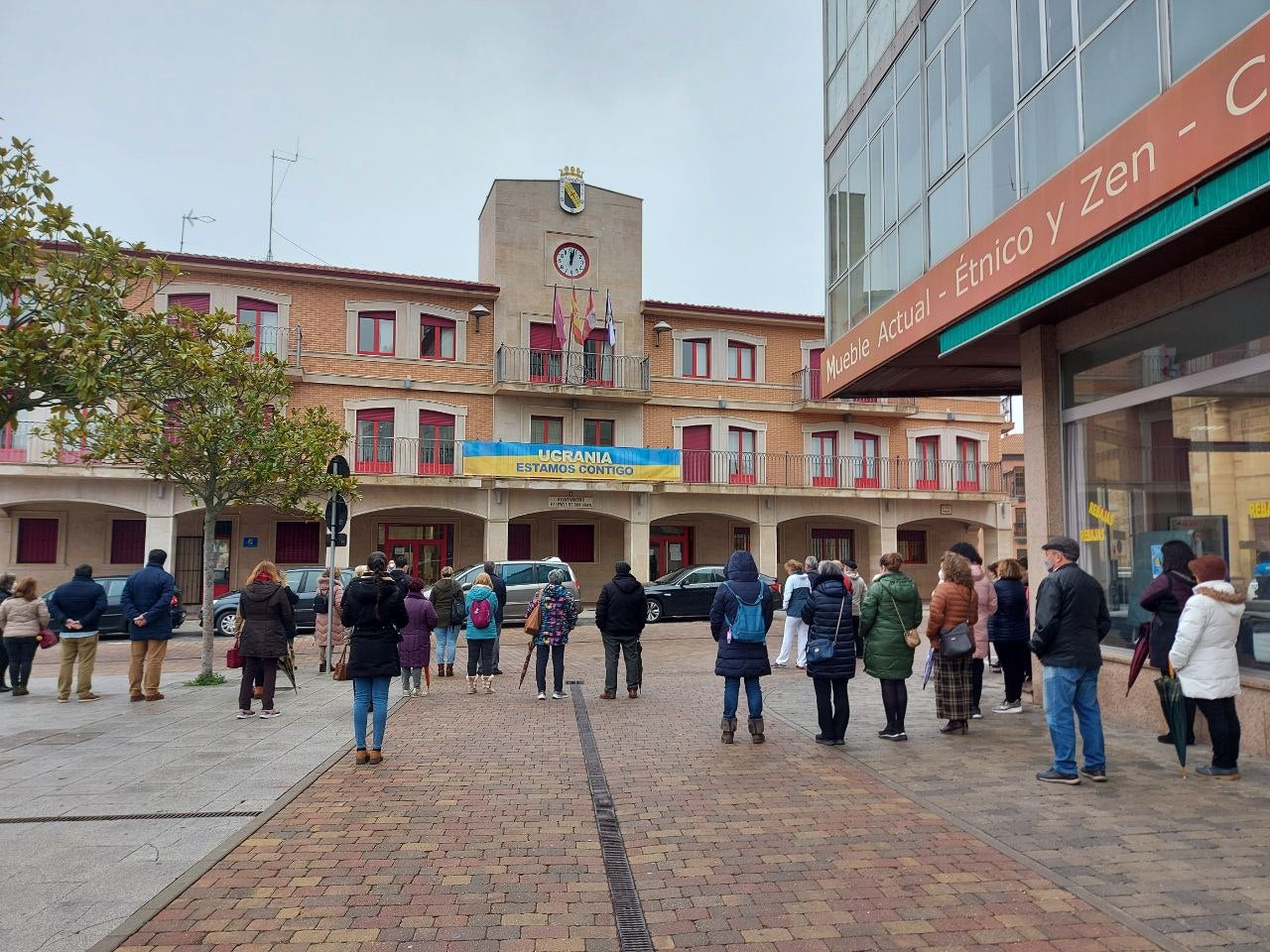 Valencia de Don Juan muestra su apoyo a los ucranianos