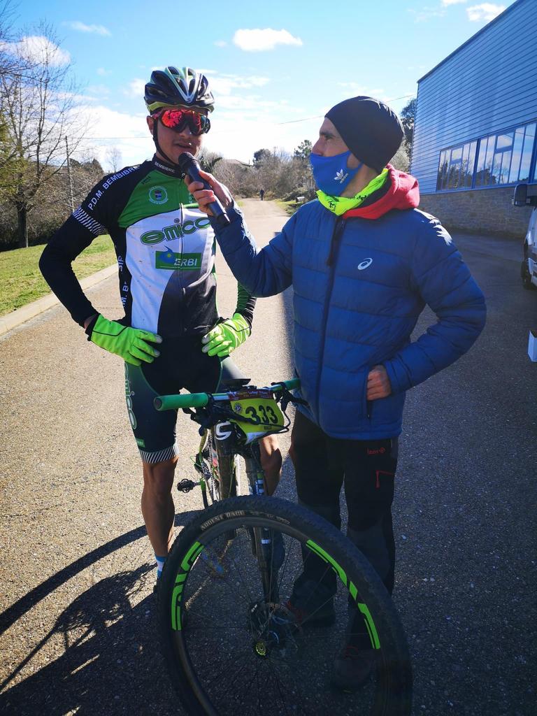 El cadete del Emico Erbi Bembibre Marcos Morla gana la primera prueba de la Copa BTT Zamora