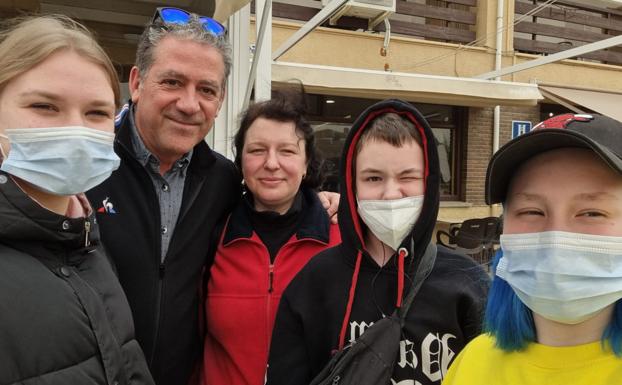 Villamanín se vuelca con Ucrania