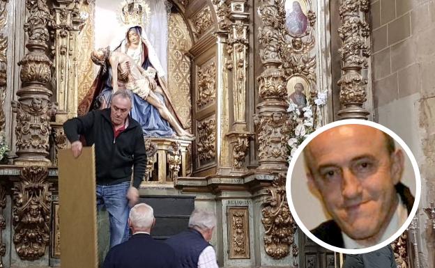 La Semana Santa llora la muerte de 'Tibu', emblema entre los mozos del Mercado