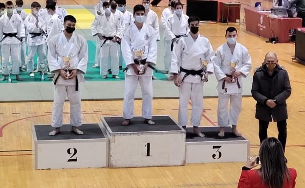Los judokas leoneses logran un oro y dos platas en el Autonómico júnior
