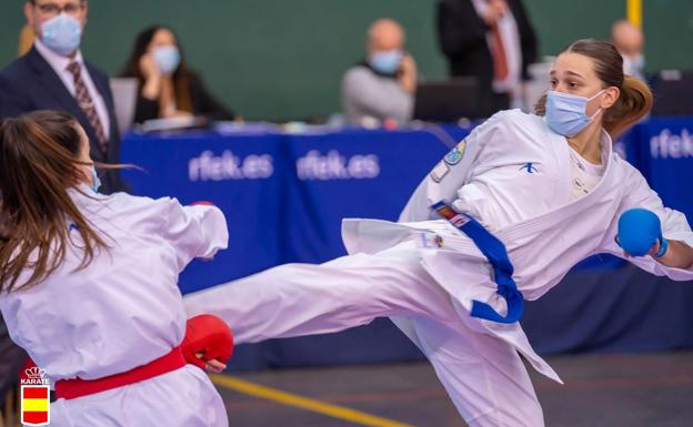 Tania Fernández se queda a un paso de luchar por las medallas en el Nacional